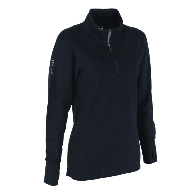 Hovedbilde Quartz Termo Sweater 1-2 Zip Lady, Black Beauty